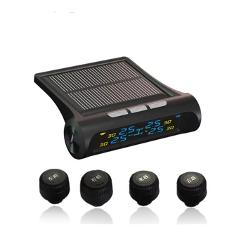 Smart Car TPMS Tyre Pressure Monitoring System Solar Power charging Digital LCD Display Auto Security Alarm Systems
Smart Car TPMS Tyre Pressure Monitoring System Solar Power charging Digital LCD Display Auto Security Alarm Systems