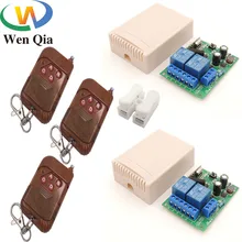 Wenqia 433MHz rf 500m Remote Control Switch AC 85V~220V 10A 2CH 2 gangs Relay Receiver and transmitter for Light\ LED controller
Wenqia 433MHz rf 500m Remote Control Switch AC 85V~220V 10A 2CH 2 gangs Relay Receiver and transmitter for Light\ LED controller