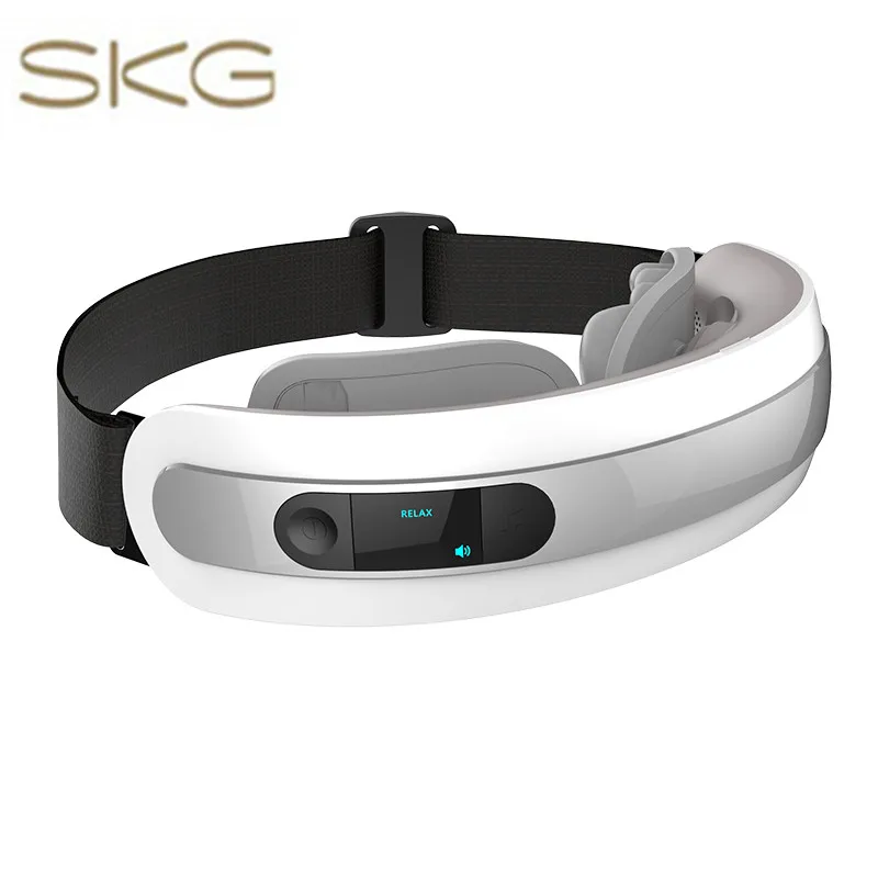 SKG Electric Vibrating Eye Massager Eye Care Device Relieve Wrinkle Fatigue Music Magnetic Hot Compress Therapy Glasses Massage
SKG Electric Vibrating Eye Massager Eye Care Device Relieve Wrinkle Fatigue Music Magnetic Hot Compress Therapy Glasses Massage