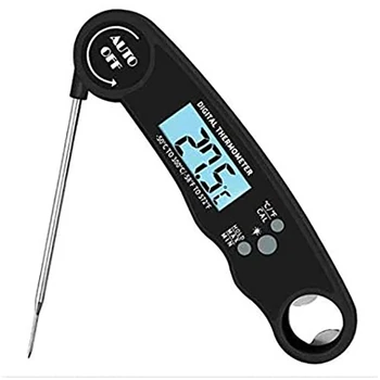 Digital Meat Thermometer, Instant Read Thermometer Fast Read with Backlight & Calibration for Kitchen,Food Cooking
Digital Meat Thermometer, Instant Read Thermometer Fast Read with Backlight & Calibration for Kitchen,Food Cooking
