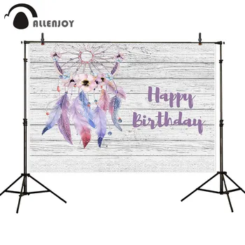 Allenjoy backdrop purple beautiful dreamcatcher background decoration bohemian Boho feathers white wooden board custom backdrop
Allenjoy backdrop purple beautiful dreamcatcher background decoration bohemian Boho feathers white wooden board custom backdrop