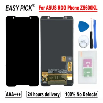 6.0" inch AMOLED LCD For ASUS ROG Phone ZS600KL Z01QD LCD Display Touch Screen Digitizer Assembly with Frame Free Tools
6.0" inch AMOLED LCD For ASUS ROG Phone ZS600KL Z01QD LCD Display Touch Screen Digitizer Assembly with Frame Free Tools