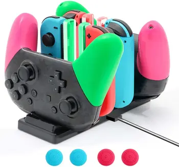Switch Controller Charger Fast Charging Dock for Nintend Switch Joy Cons and Pro Controllers with Lights Include USB C Cable
Switch Controller Charger Fast Charging Dock for Nintend Switch Joy Cons and Pro Controllers with Lights Include USB C Cable