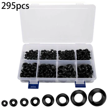 295pcs Rubber Washer Grommet Cable Grommet Rubber Grommet Grommet Cable Entry Kit Durable And Practical To Use
295pcs Rubber Washer Grommet Cable Grommet Rubber Grommet Grommet Cable Entry Kit Durable And Practical To Use