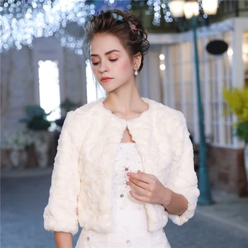 Ivory Faux Fur Wrap Bolero Wedding Bridal Bridesmaids Cover Up Fall Winter Jacket Three Quarter Sleeve Shrug Women Accessories
Ivory Faux Fur Wrap Bolero Wedding Bridal Bridesmaids Cover Up Fall Winter Jacket Three Quarter Sleeve Shrug Women Accessories