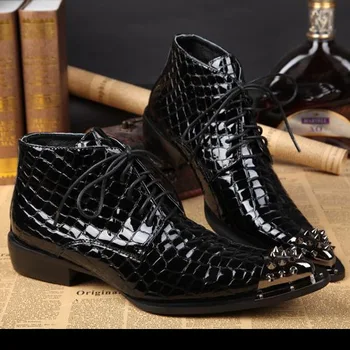 Martin Boots Men's Short Boots Summer New Men's Shoes Coturno up Cow Leather Retro Low Top Lace Pointed Toe Ankle Work & Safety
Martin Boots Men's Short Boots Summer New Men's Shoes Coturno up Cow Leather Retro Low Top Lace Pointed Toe Ankle Work & Safety