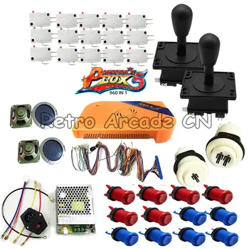 DIY Original Pandora's Box 5 960 in 1 kit HDMI/VGA Output with power supply joystick happ button for Arcade cabinet game machine
DIY Original Pandora's Box 5 960 in 1 kit HDMI/VGA Output with power supply joystick happ button for Arcade cabinet game machine