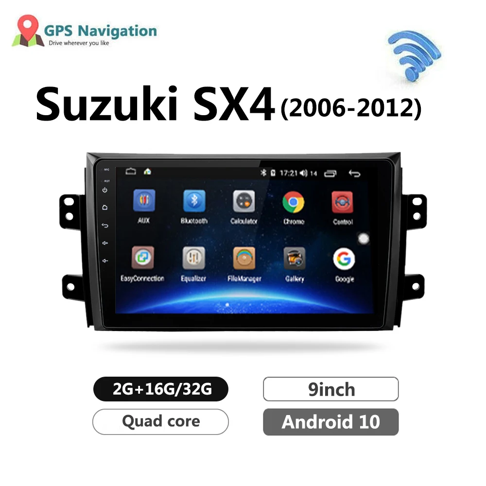 2 DIN Car Android Radio multimedia Player For Suzuki SX4 2006-2012 Quad Core 9" 1024*600 Bluetooth 2 Din Car DVD GPS Navigation
2 DIN Car Android Radio multimedia Player For Suzuki SX4 2006-2012 Quad Core 9" 1024*600 Bluetooth 2 Din Car DVD GPS Navigation