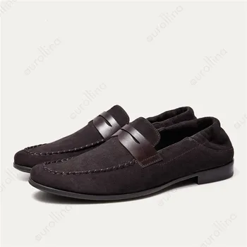 High Class Suede Leather Gentlemen Casual Luxury Men's Slip In Leisure Loafer Shoes Man Loafer Shoes Fashion Selected Leather 
High Class Suede Leather Gentlemen Casual Luxury Men's Slip In Leisure Loafer Shoes Man Loafer Shoes Fashion Selected Leather