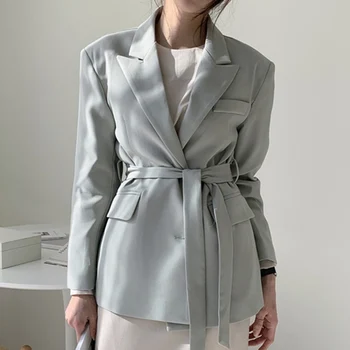 WICCON New 2020 Autumn Winter Women's Blazers Buttons Pockets Jackets Notched Vintage Lace Up Wild Elegant Lady Tops 
WICCON New 2020 Autumn Winter Women's Blazers Buttons Pockets Jackets Notched Vintage Lace Up Wild Elegant Lady Tops