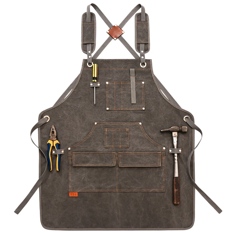 BBQ Canvas Apron Bib Chef Kitchen Apron for Women Men Painter Barista Bartender Pockets home barber Cafe Restaurant Tool Aprons
BBQ Canvas Apron Bib Chef Kitchen Apron for Women Men Painter Barista Bartender Pockets home barber Cafe Restaurant Tool Aprons