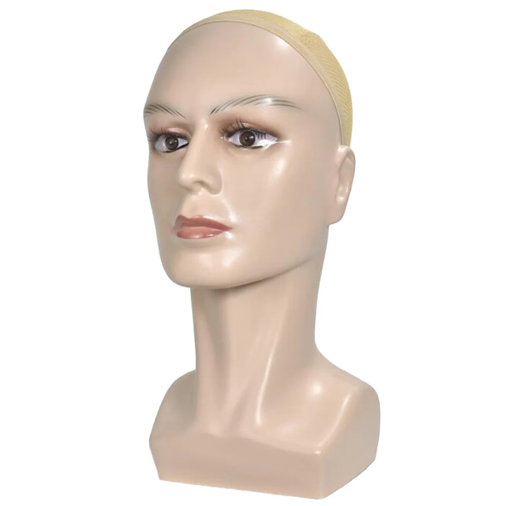 Realistic Female Mannequin Head Life Size Display Wig Hat Scarf Realistic Female Mannequin Head Life Size Display Wig Hat Scarf