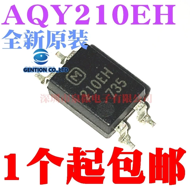 

5PCS 210 eh AQY210EH SOP4 light coupling normally open solid state relay in stock 100% new and original