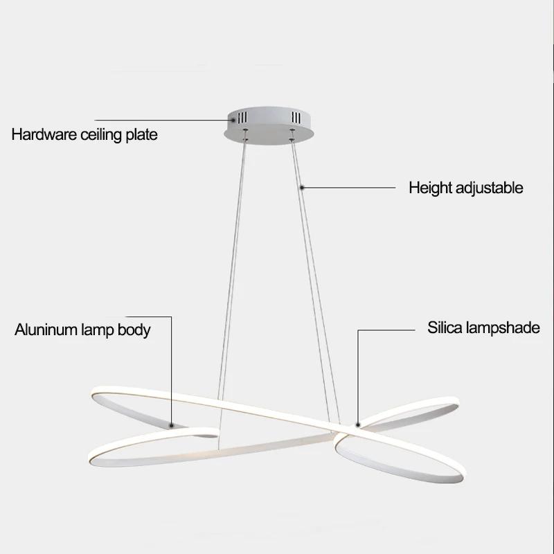 Современные светодиодные подвесные светильники для столовой кухни бара