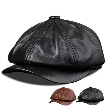 Cowhide And Summarize Korean-style Fashion Middle-aged Men's Students Fashion Youth Cricket-cap Navy Bailey Octagonal Cap
Cowhide And Summarize Korean-style Fashion Middle-aged Men's Students Fashion Youth Cricket-cap Navy Bailey Octagonal Cap