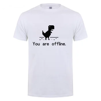 You Are Offline Error 404 Page Computer Dinosaur T Shirt Funny Birthday Gift For Men Husband Boyfriend Programmer Cotton T-Shirt 
You Are Offline Error 404 Page Computer Dinosaur T Shirt Funny Birthday Gift For Men Husband Boyfriend Programmer Cotton T-Shirt
