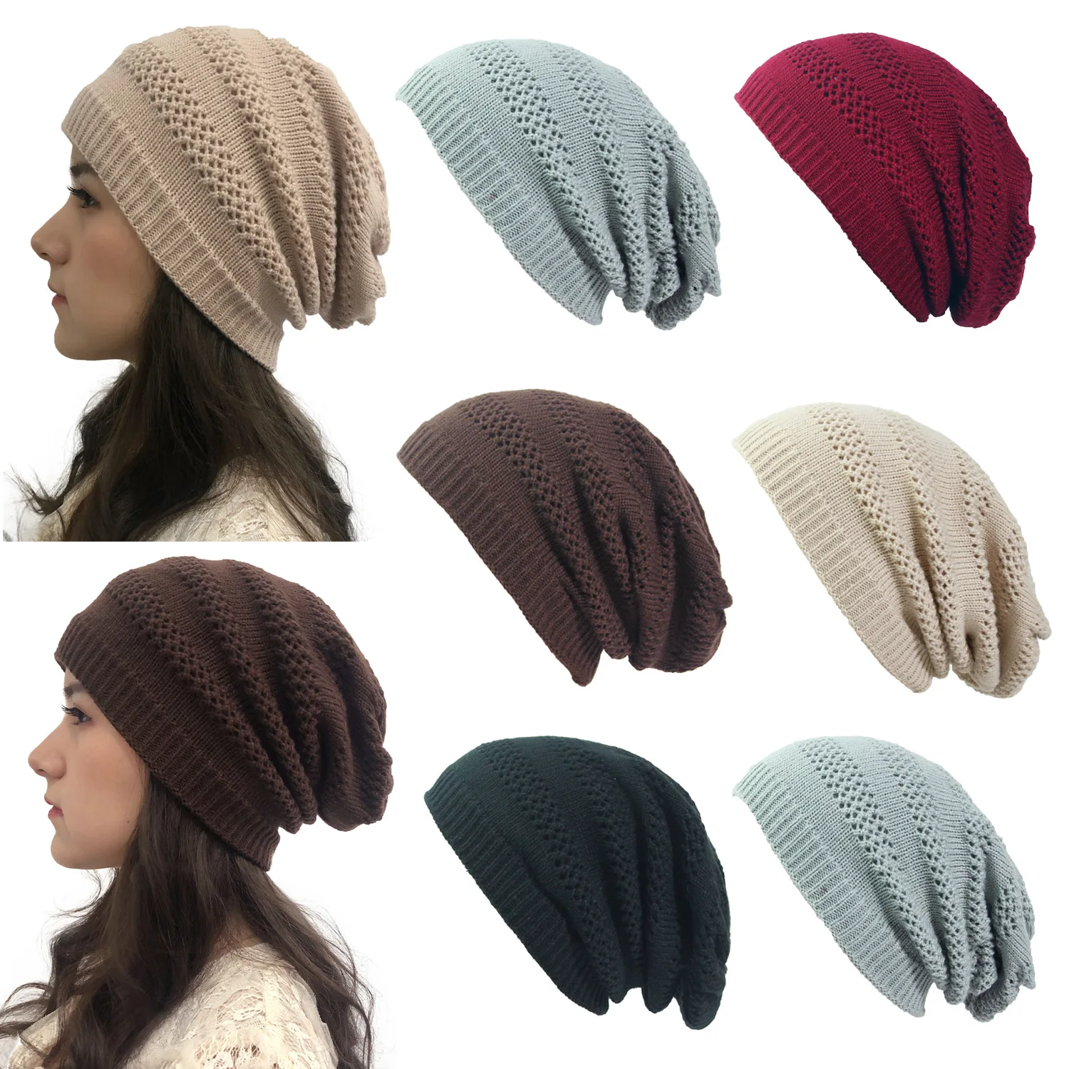 2019 New Autumn Winter Women Fashion Warm Knitted Wool Slouchy Beanie Skullies Caps Winter Women Hats
2019 New Autumn Winter Women Fashion Warm Knitted Wool Slouchy Beanie Skullies Caps Winter Women Hats
