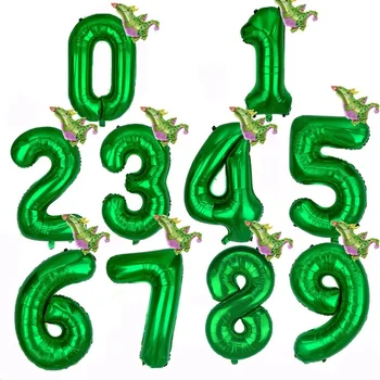 2pcs/lot 32inch Jurassic Park Fruits Green Number Aluminum Foil Balloons Birthday Party Decorations Kids Dinosaur Balons
2pcs/lot 32inch Jurassic Park Fruits Green Number Aluminum Foil Balloons Birthday Party Decorations Kids Dinosaur Balons