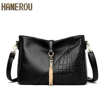famous brand women messenger bags leather casual tassel handbag crocodile shoulder crossbody bag small black ladies hand bags
famous brand women messenger bags leather casual tassel handbag crocodile shoulder crossbody bag small black ladies hand bags