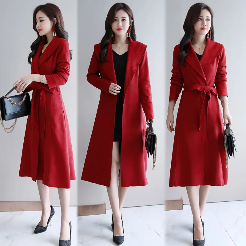 Waist Hugging Elegant Fashion Comfortable Trend Slim Fit Mid-length Long Sleeve Solid Color Elegant 2019 Autumn Versatile
Waist Hugging Elegant Fashion Comfortable Trend Slim Fit Mid-length Long Sleeve Solid Color Elegant 2019 Autumn Versatile