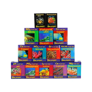 Test kit Salifert Ca calcium Cu I2 KH Mg NH4 Ammonia NO2 Nitrite NO3 Nitrate PH PO4 Sr Potassium water test reef tank
Test kit Salifert Ca calcium Cu I2 KH Mg NH4 Ammonia NO2 Nitrite NO3 Nitrate PH PO4 Sr Potassium water test reef tank
