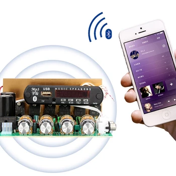 Bluetooth Audio Amplifier Board 2.1 Channel Subwoofer 240W Amplifier Audio Board with AUX FM TF AC18-24V for Home Theater
Bluetooth Audio Amplifier Board 2.1 Channel Subwoofer 240W Amplifier Audio Board with AUX FM TF AC18-24V for Home Theater