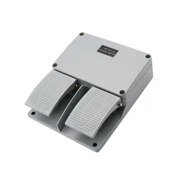 Foot switch YDT1-16 aluminum shell gray double pedal switch machine tool accessories switch
Foot switch YDT1-16 aluminum shell gray double pedal switch machine tool accessories switch