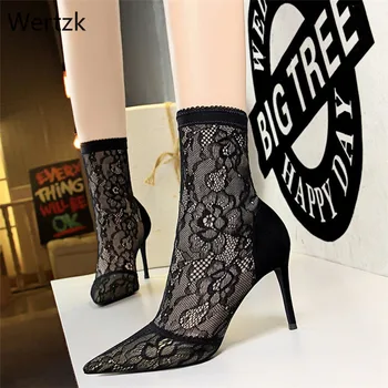 New Fashion Womens Ankle Boots Mesh Shoes Sexy High Heels Lady Platform Pumps Lace Up Shoe Female A769
New Fashion Womens Ankle Boots Mesh Shoes Sexy High Heels Lady Platform Pumps Lace Up Shoe Female A769