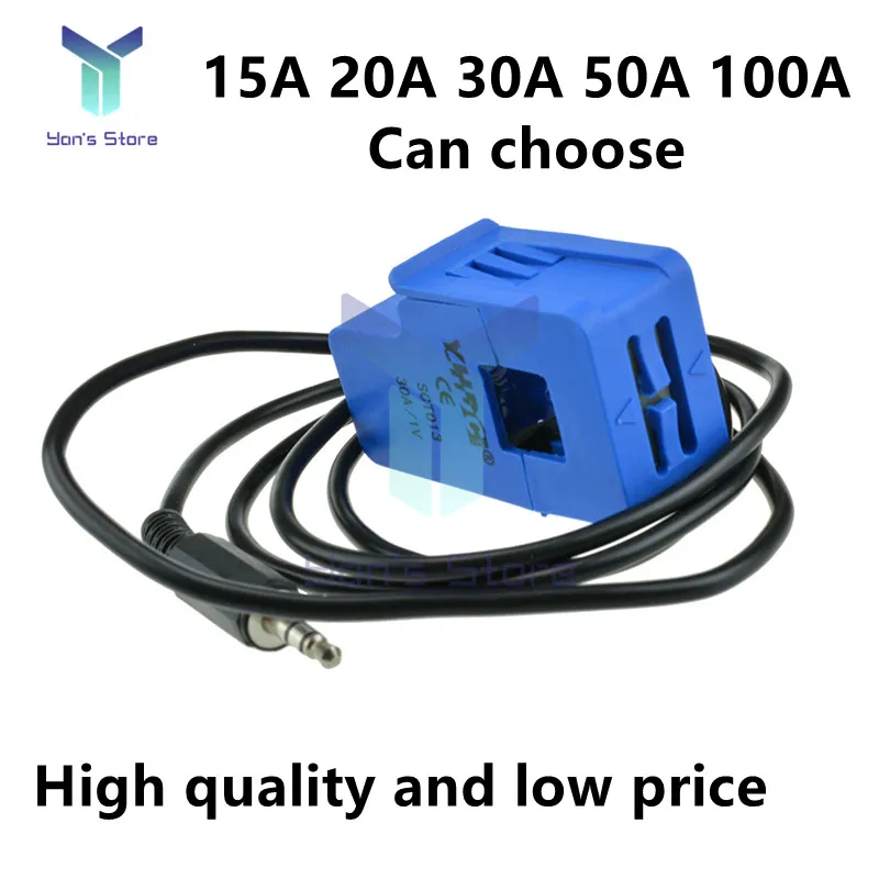 15A 20A 30A 50A 100A SCT-013 0-100A Open-Close Current Transformer Non-invasive AC Current Sensor Split Core Current Transformer
15A 20A 30A 50A 100A SCT-013 0-100A Open-Close Current Transformer Non-invasive AC Current Sensor Split Core Current Transformer