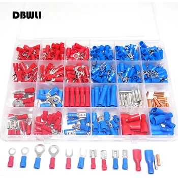 408PCS Spade Terminals Insulated Cable Connector Electrical Wire Assorted Crimp Butt Ring Fork Set Ring Lugs GT Terminal Kit
408PCS Spade Terminals Insulated Cable Connector Electrical Wire Assorted Crimp Butt Ring Fork Set Ring Lugs GT Terminal Kit