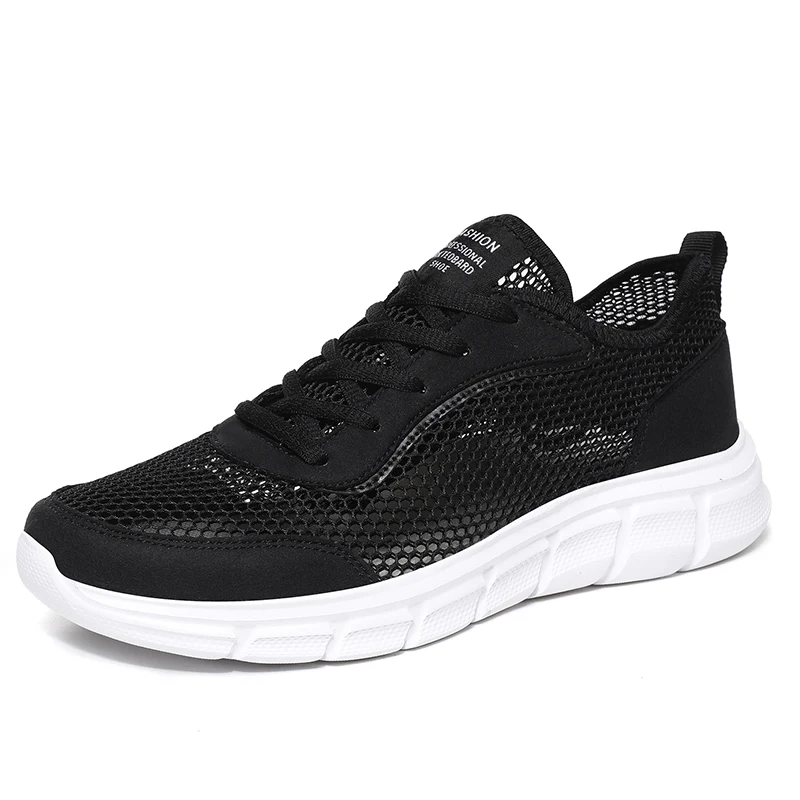 2020 Summer New Mesh Men Sneakers Casual Shoes Lac-up Lightweight Comfortable Breathable Size 39-48 Walking | Спорт и развлечения