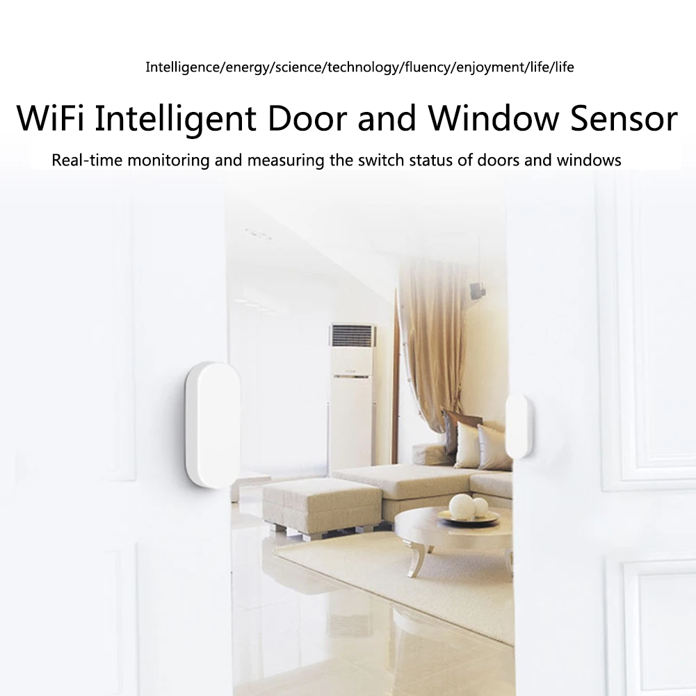 Battery Powered APP Control 2.4G WIFI Voice Sensing Alarm Garage Magnetic Smart Wireless Door Sensor For Alexa Google Home
Battery Powered APP Control 2.4G WIFI Voice Sensing Alarm Garage Magnetic Smart Wireless Door Sensor For Alexa Google Home