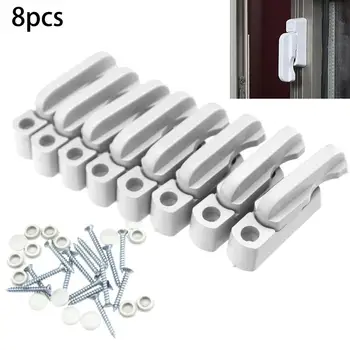 8PCS Window Safety Locks Door Sash Jammer Security Restrictor Lock White Cabinet Refrigerator Window Closet Protect Toddler
8PCS Window Safety Locks Door Sash Jammer Security Restrictor Lock White Cabinet Refrigerator Window Closet Protect Toddler
