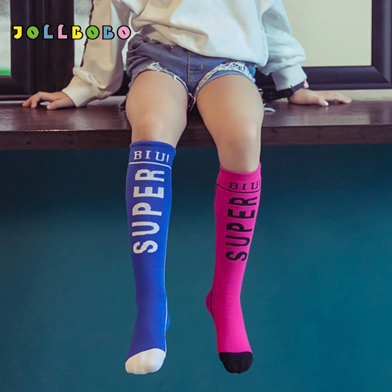 Soft Cotton Knee Length Socks for Kids 3-8y Spring Summer Boys Girls Children Cute "SUPER" Letter Long Socks Toddler Fashion
Soft Cotton Knee Length Socks for Kids 3-8y Spring Summer Boys Girls Children Cute "SUPER" Letter Long Socks Toddler Fashion