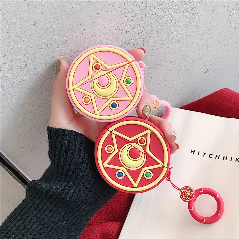 For AirPods Pro Case 3D Sailor Moon Cartoon Soft Silicone Earphone Cases For Apple Airpod 3 Case Cute Cover Funda 
For AirPods Pro Case 3D Sailor Moon Cartoon Soft Silicone Earphone Cases For Apple Airpod 3 Case Cute Cover Funda