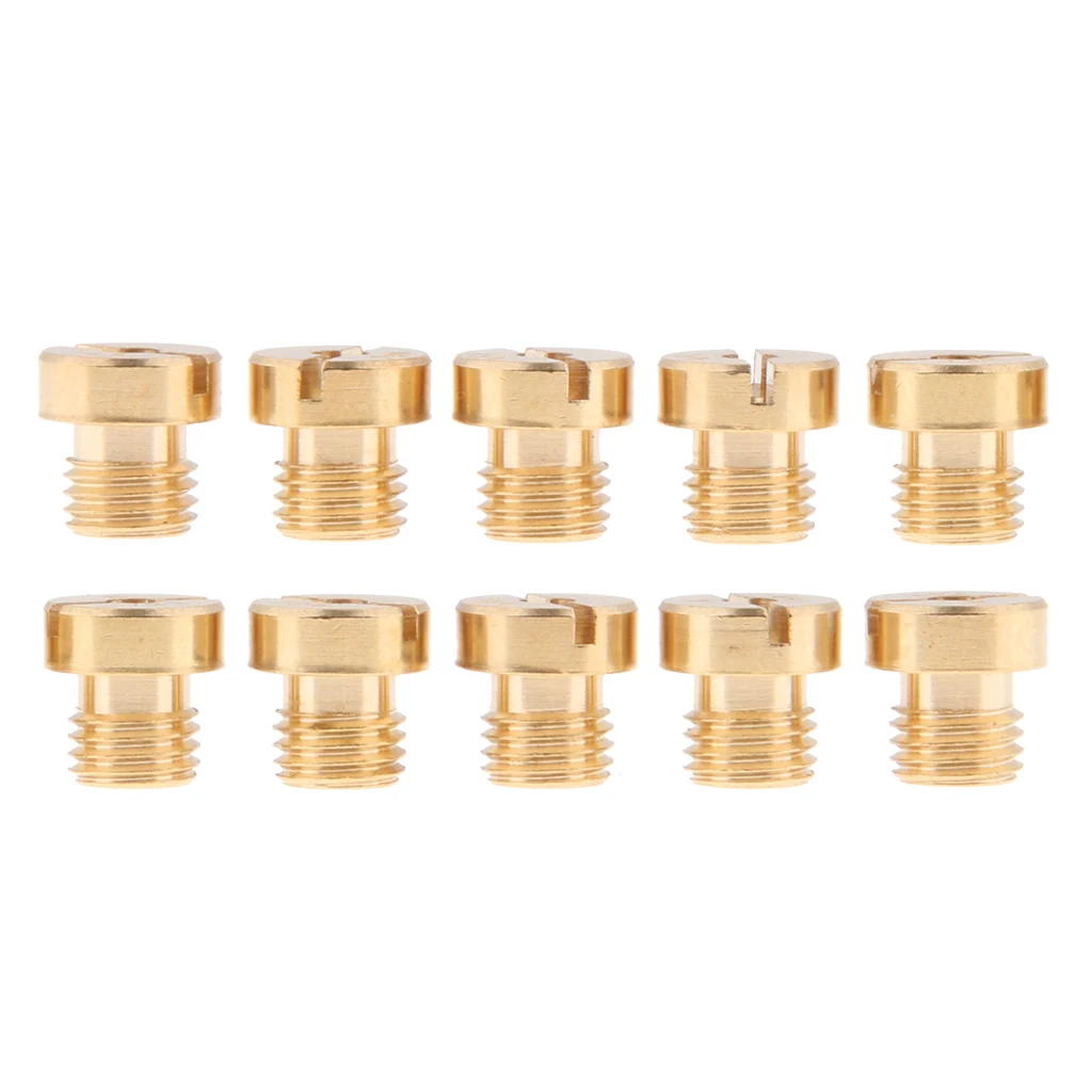 10x M6 Main Jet Injector Nozzle Kit For Carburetor Motorcycle Dirt Bike ATV 10x M6 Main Jet Injector Nozzle Kit For Carburetor Motorcycle Dirt Bike ATV