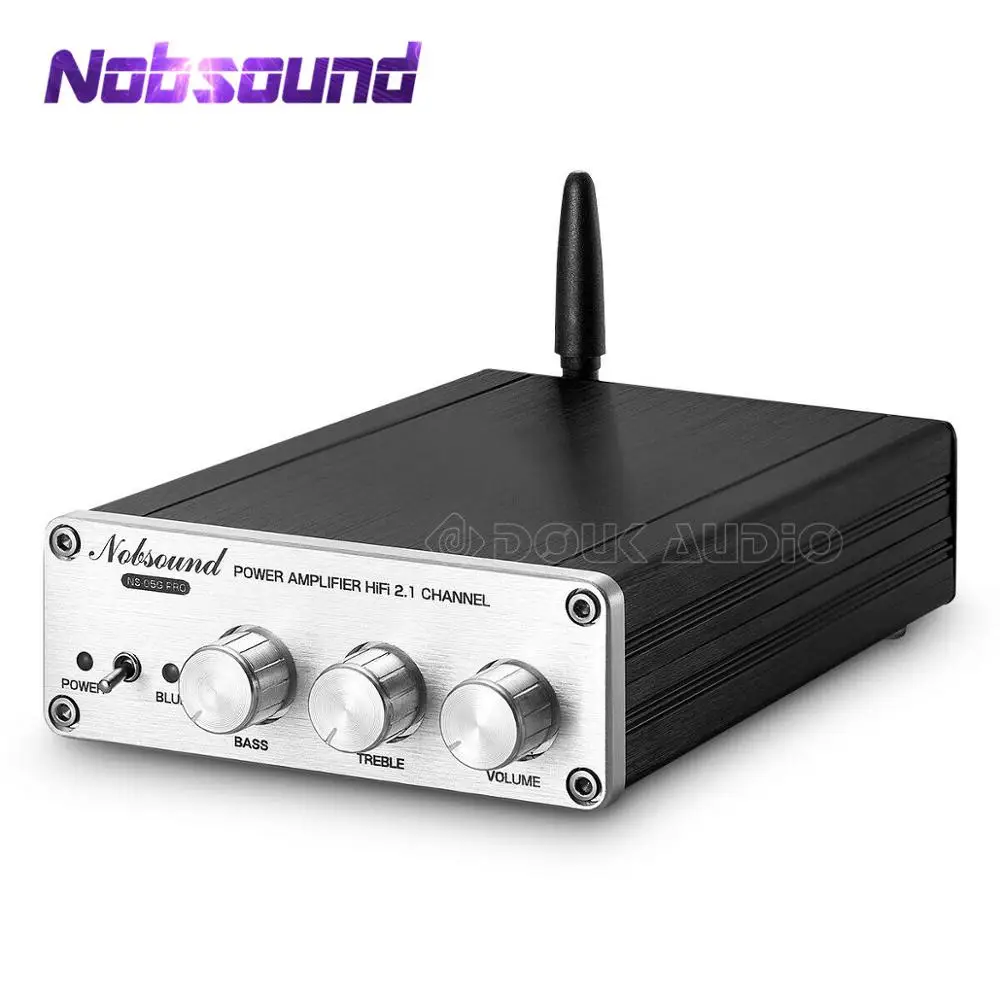 Nobsound HiFi Bluetooth 5.0 Class D Power Amplifier APTX 2.1 Channel Stereo Audio Bass Amp
Nobsound HiFi Bluetooth 5.0 Class D Power Amplifier APTX 2.1 Channel Stereo Audio Bass Amp