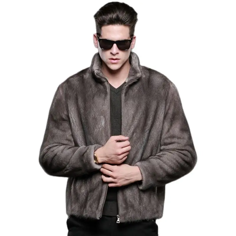 S-6XL New Fashion Autumn&Winter Clothes Zipper Coat men's Imiation Mink Fur Overcoat stand collar Men's Faux fur Coat
S-6XL New Fashion Autumn&Winter Clothes Zipper Coat men's Imiation Mink Fur Overcoat stand collar Men's Faux fur Coat