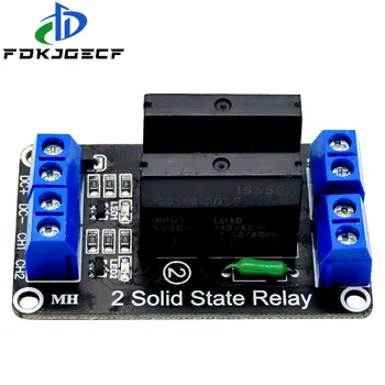 Low Level 5V 2 Channel Solid State Relay Module SSR G3MB-202P 240V 2A Output with Resistive Fuse For Arduino 2 Way
Low Level 5V 2 Channel Solid State Relay Module SSR G3MB-202P 240V 2A Output with Resistive Fuse For Arduino 2 Way