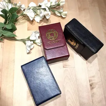 High Quality Tarot Storage Box Double Leather Collection Board Game Card Box Portable Tarot Card Palmbox
High Quality Tarot Storage Box Double Leather Collection Board Game Card Box Portable Tarot Card Palmbox
