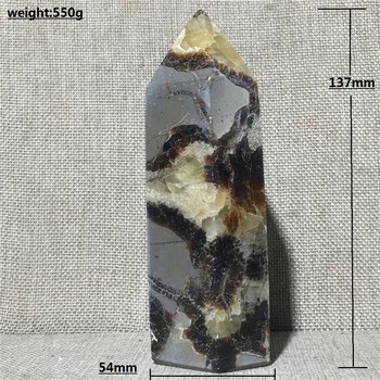 Natural Tower septarium Quartz Crystal Point Home Furnishing Decoration Stone Gift Rod Column Wand
Natural Tower septarium Quartz Crystal Point Home Furnishing Decoration Stone Gift Rod Column Wand
