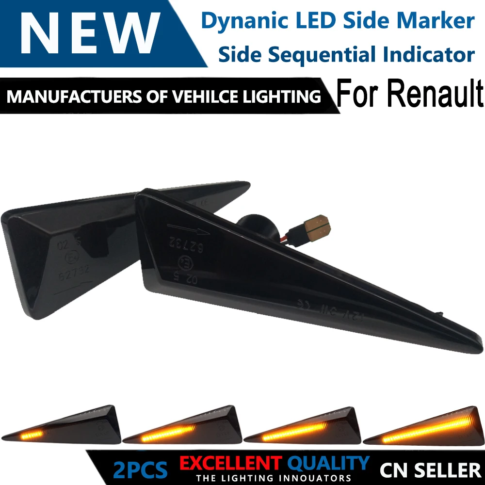 2x Led Dynamic Turn Signal Light Side Marker For Renault Espace Scenic II Megane II Vel Satis Wind Avantime left right Indicator
2x Led Dynamic Turn Signal Light Side Marker For Renault Espace Scenic II Megane II Vel Satis Wind Avantime left right Indicator
