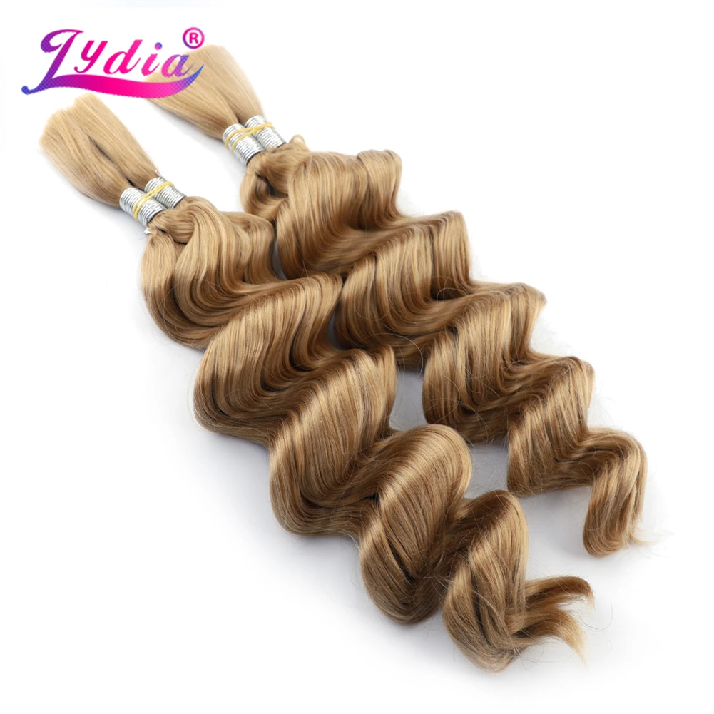 Lydia No Weft Loose Deep Synthetic Hair Bundle 18"-24" Bulk 2PCS/Pack Crochet Synthetic Hair Extension Frosted Blonde For Women
Lydia No Weft Loose Deep Synthetic Hair Bundle 18"-24" Bulk 2PCS/Pack Crochet Synthetic Hair Extension Frosted Blonde For Women