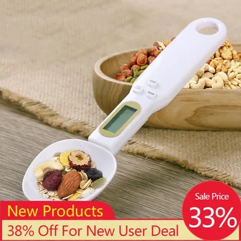 500g/0.1g LCD Display Digital Measuring Spoon Food Gram Electronic Kitchen Gadgets Precise Scale Baking Cooking Tool Experiment
500g/0.1g LCD Display Digital Measuring Spoon Food Gram Electronic Kitchen Gadgets Precise Scale Baking Cooking Tool Experiment