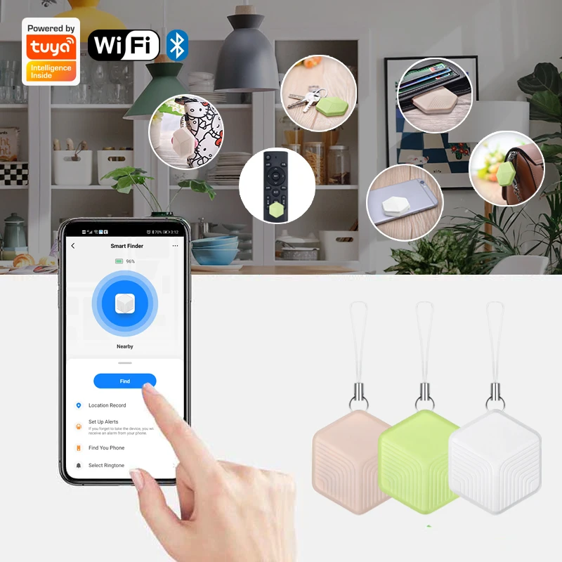 Tuya Smart Life анти-потерянный Bluetooth Finder устройства, мобильный телефон потерянный сигнал тревоги, двунаправленный искатель, бирка GPS трекер с Батарея
Tuya Smart Life анти-потерянный Bluetooth Finder устройства, мобильный телефон потерянный сигнал тревоги, двунаправленный искатель, бирка GPS трекер с Батарея
