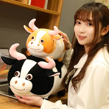 32-110cm Cartoon Cattle Plush Toys Stuffed Animal Cow Plush Doll Soft Pillow Cute Zodiac Toys for Children Girl Christmas Gift 
32-110cm Cartoon Cattle Plush Toys Stuffed Animal Cow Plush Doll Soft Pillow Cute Zodiac Toys for Children Girl Christmas Gift