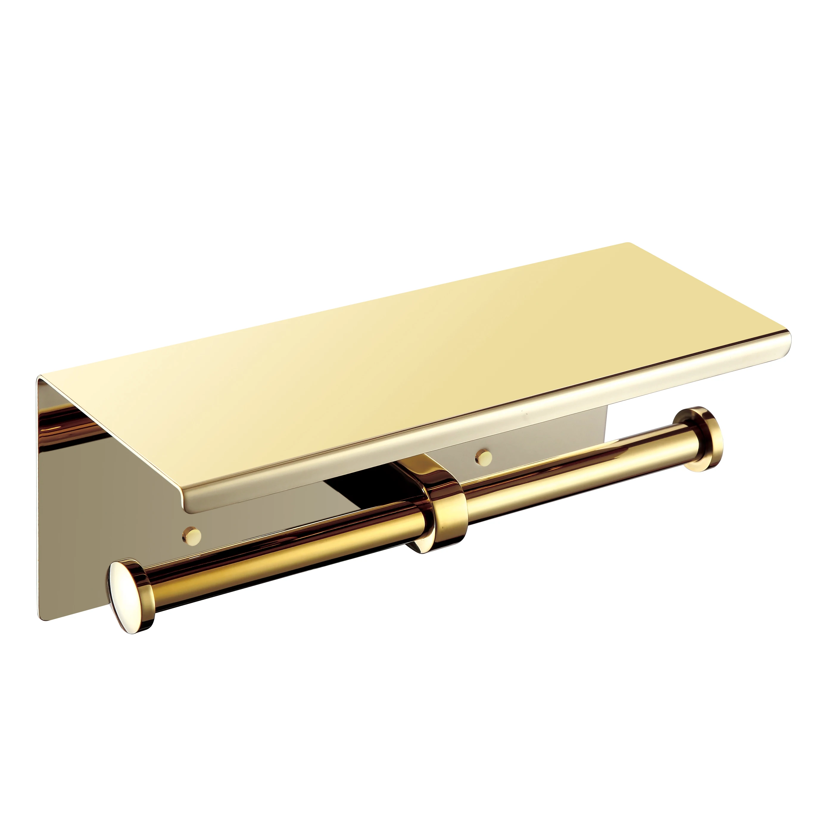 Fashion Design SUS304 Stainless steel Bathroom toilet Paper holder with Shelf Cover Bathroom hardware Accessory,Gold/Rose gold
Fashion Design SUS304 Stainless steel Bathroom toilet Paper holder with Shelf Cover Bathroom hardware Accessory,Gold/Rose gold