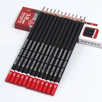 12pcs/box Graphite Pencil Sketch Drawing Writing 2H HB 2B 3B 3H 4B 5B 6B 8B 10B Office School Supplies
12pcs/box Graphite Pencil Sketch Drawing Writing 2H HB 2B 3B 3H 4B 5B 6B 8B 10B Office School Supplies