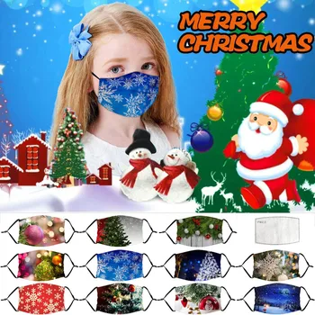 Washable Reuse Face Mask Children's Kids's Christmas Printed Dust-Proof Breathable Mask With Filter Outdoor Mouth Mask
Washable Reuse Face Mask Children's Kids's Christmas Printed Dust-Proof Breathable Mask With Filter Outdoor Mouth Mask