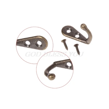 6 PCS Wall Door Metal Vintage Antique Hook Hanger For Key Clothes Coat Hat Bag Towel
6 PCS Wall Door Metal Vintage Antique Hook Hanger For Key Clothes Coat Hat Bag Towel